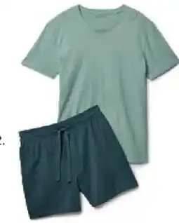 Tchibo Eduscho Shorty-Pyjama-Set, salbei Angebot