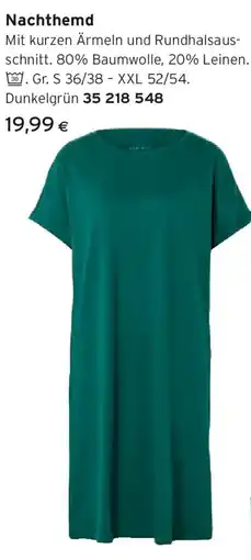 Tchibo Eduscho Nachthemd Angebot
