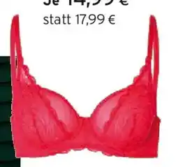 Tchibo Eduscho Bügel-BH mit Spitze, flamingorot Angebot