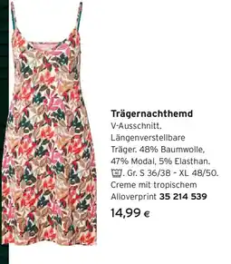 Tchibo Eduscho Trägernachthemd Angebot