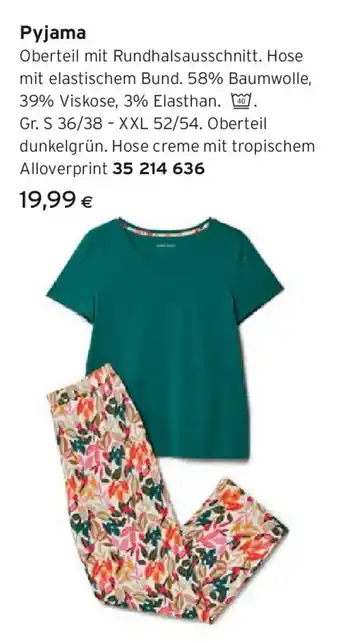 Tchibo Eduscho Pyjama Angebot
