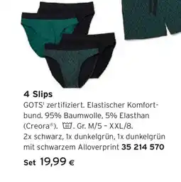 Tchibo Eduscho 4 Slips Angebot