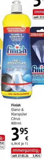 dm Finish Glanz- & Klarspüler Citrus Angebot