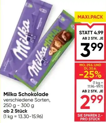 Maximarkt Milka Schokolade Angebot