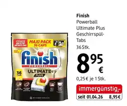 dm Finish powerball ultimate plus geschirrspül- tabs 36 stk. Angebot