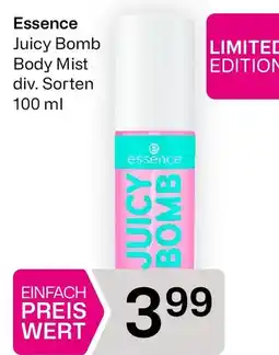 Bipa Essence juicy bomb body mist Angebot