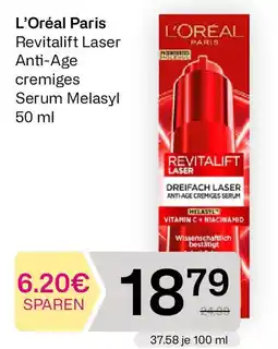 Bipa L'oréal paris revitalift laser anti-age cremiges serum melasyl Angebot