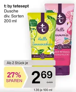 Bipa T: by tetesept dusche Angebot