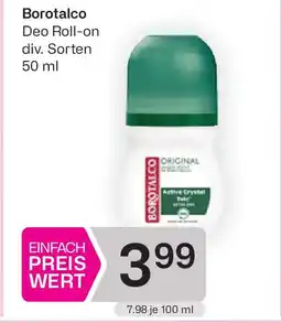 Bipa Borotalco deo roll-on Angebot