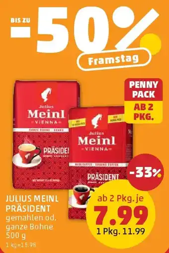 PENNY Julius meinl präsident Angebot