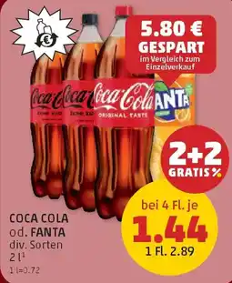 PENNY Coca cola od. fanta Angebot