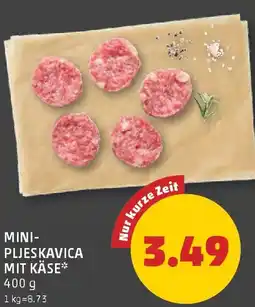 PENNY Mini- pljeskavica mit käse Angebot