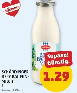 PENNY Schärdinger bergbauern- milch Angebot
