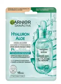 dm Garnier SkinActive Tuchmaske Hyaluron Aloe Angebot
