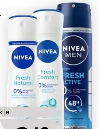 Bipa Nivea Deospray Angebot