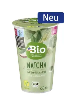 dm dmBio Matcha mit Reis-Kokos-Drink Angebot