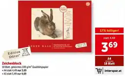 Interspar Zeichenblock Angebot
