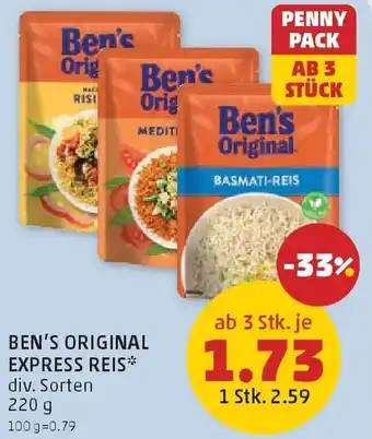 PENNY Ben's original express reis Angebot