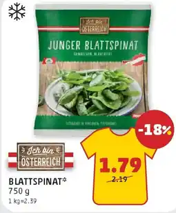 PENNY Blattspinat Angebot