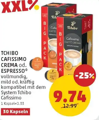 PENNY Tchibo cafissimo crema od. espresso Angebot