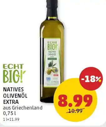PENNY Natives olivenöl extra Angebot