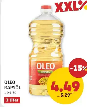 PENNY Oleo rapsöl Angebot