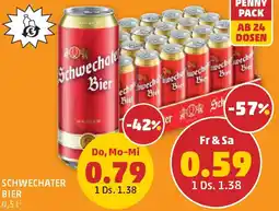 PENNY Schwechater bier Angebot