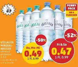 PENNY Vöslauer mineral- wasser ohne od. prickelnd Angebot