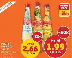 PENNY Mautner markhof sirup Angebot