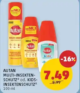 PENNY Autan multi-insekten- schutz od. kids- insektenschutz Angebot