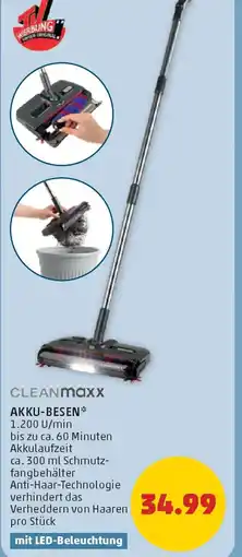 PENNY Cleanmaxx akku-besen Angebot