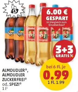 PENNY Almdudler, almdudler zucker fre od. spezi Angebot