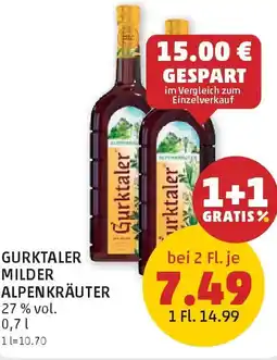 PENNY Gurktaler milder alpenkräuter Angebot