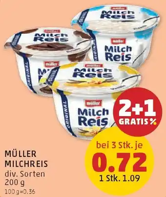 PENNY Müller milchreis Angebot