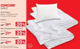 Matratzen Concord CONCORDⓇ select Mono-Steppbett | Ganzjahresbett Angebot