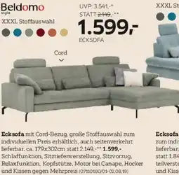 XXXLutz Beldomo ecksofa Angebot