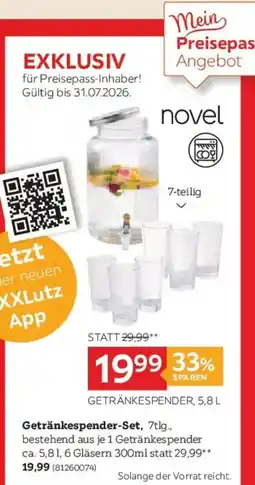 XXXLutz Getränkespender Angebot