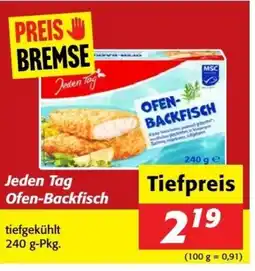 Nah&Frisch Jeden tag ofen- backfisch Angebot