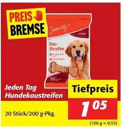 Nah&Frisch Jeden Tag Hundekaustreifen Angebot