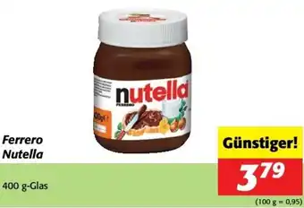 Nah&Frisch Ferrero Nutella Angebot