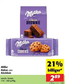 Nah&Frisch Milka Kekse oder Küchlein Angebot