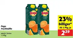 Nah&Frisch Pago Fruchtsäfte Angebot