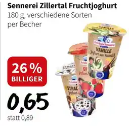 Der Grissemann Sennerei Zillertal Fruchtjoghurt Angebot