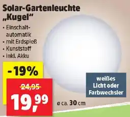Thomas Philipps Solar-gartenleuchte kugel Angebot