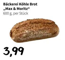 Der Grissemann Bäckerei Köhle Brot Max & Moritz Angebot