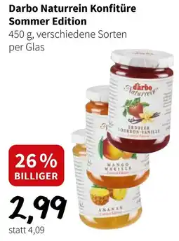 Der Grissemann Darbo Naturrein Konfitüre Sommer Edition Angebot