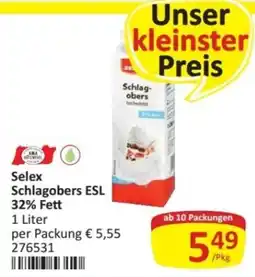 Kastner Selex Schlagobers ESL 32% Fett Angebot