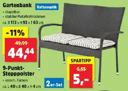 Thomas Philipps Gartenbank Rattanoptik Angebot