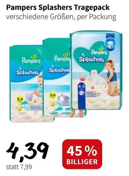 Der Grissemann Pampers Splashers Tragepack Angebot