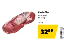 Eurogast Grissemann Rinderfilet Angebot